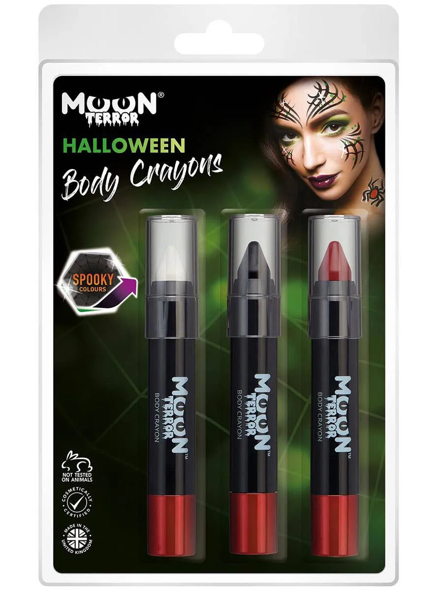 Moon Terror 3 Colour Halloween Makeup Sticks