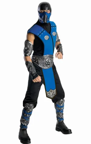 Mortal Kombat Sub Zero Mens Fancy Dress Costume