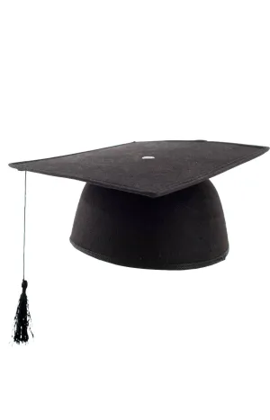 Mortar Board Black Graduation Costume Hat