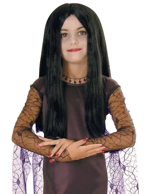 Morticia Addams Girls Halloween Costume