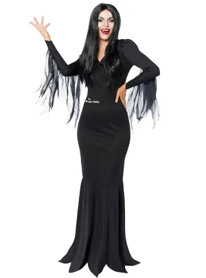 Morticia Addams Womens Plus Size Halloween Costume