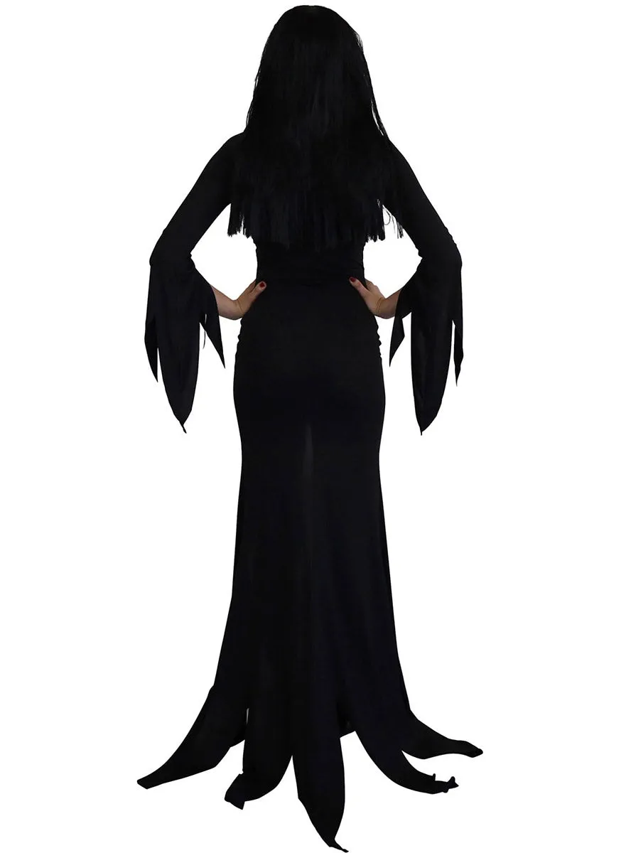 Mortifying Mistress Womens Morticia Halloween Costume