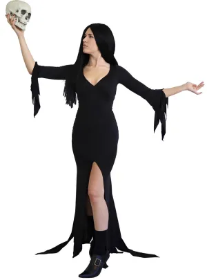 Mortifying Mistress Womens Morticia Halloween Costume
