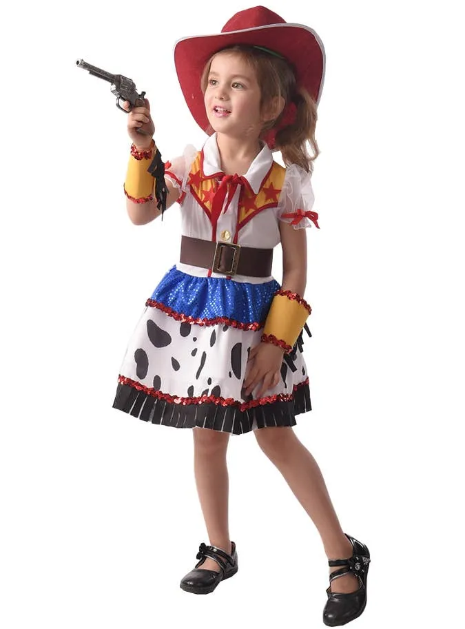 Movie Cowgirl Toddler Girls Jessie Inspired Costume