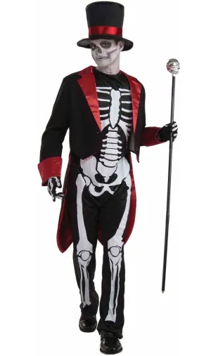 Mr Bone Jangles Teen Boys Halloween Costume