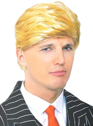 Mr President Mens Blonde Trump Costume Wig