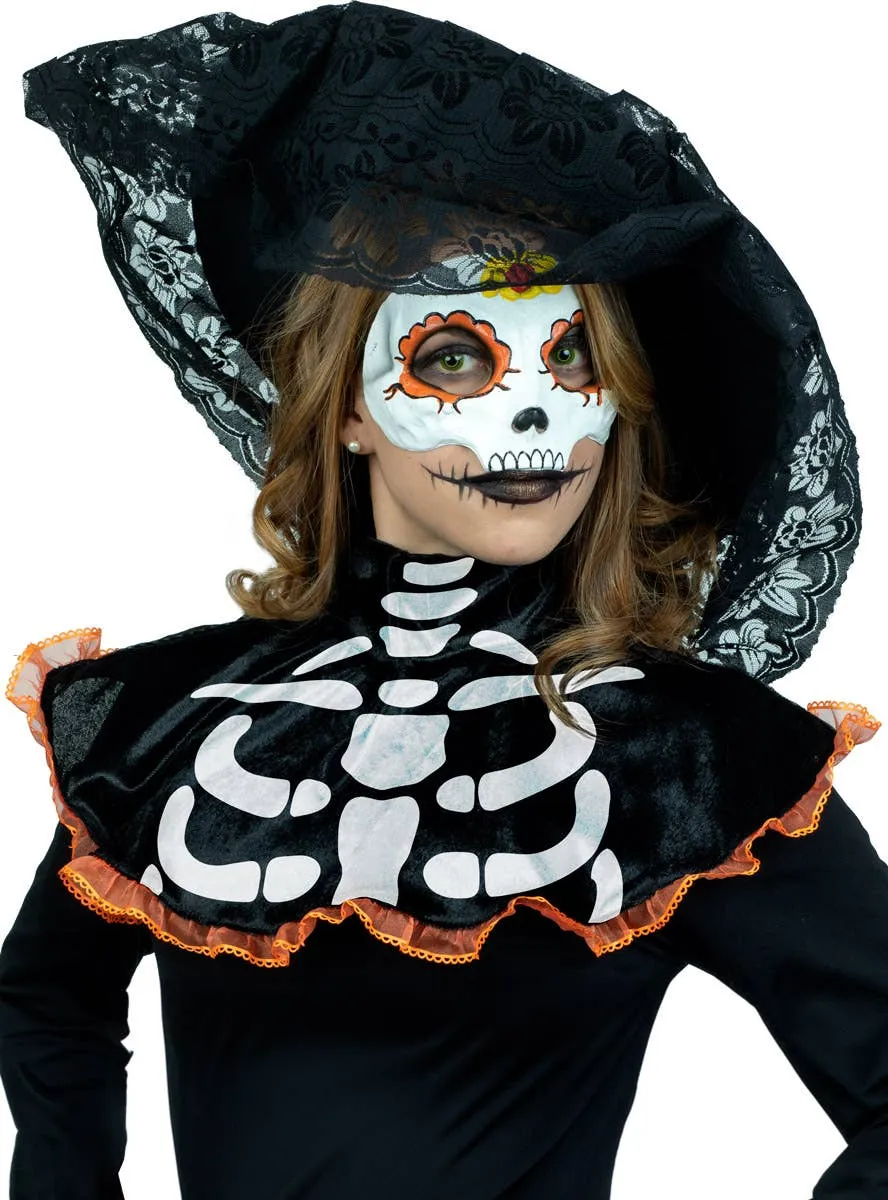 Mrs Catrina Day of the Dead Costume Accessory Set