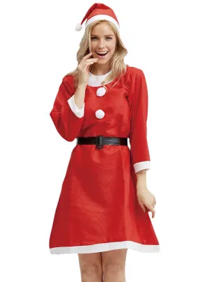 Mrs Claus Womens Basic Christmas Costume