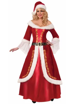 Mrs Claus Womens Deluxe Christmas Costume