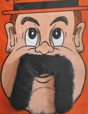 Murv Stick On Black Costume Moustache