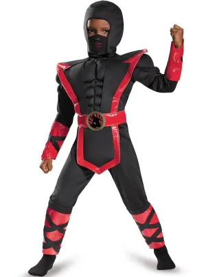 Muscle Chest Ninja Toddler Boys Dress Up Costume