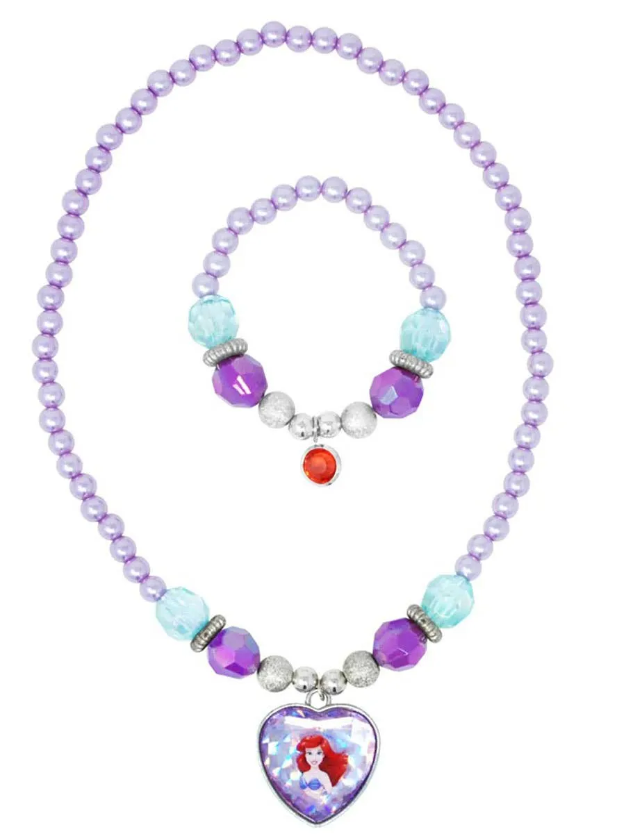 My Little Mermaid Licensed Girls Ariel Costume Jewellery Set