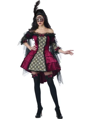 Mysterious Masquerade Womens Baroque Costume