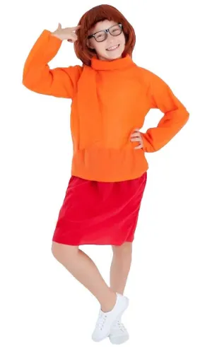 Mystery Nerd Girls Velma Book Week Costume