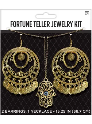 Mystic Fortune Teller Earrings and Necklace Set
