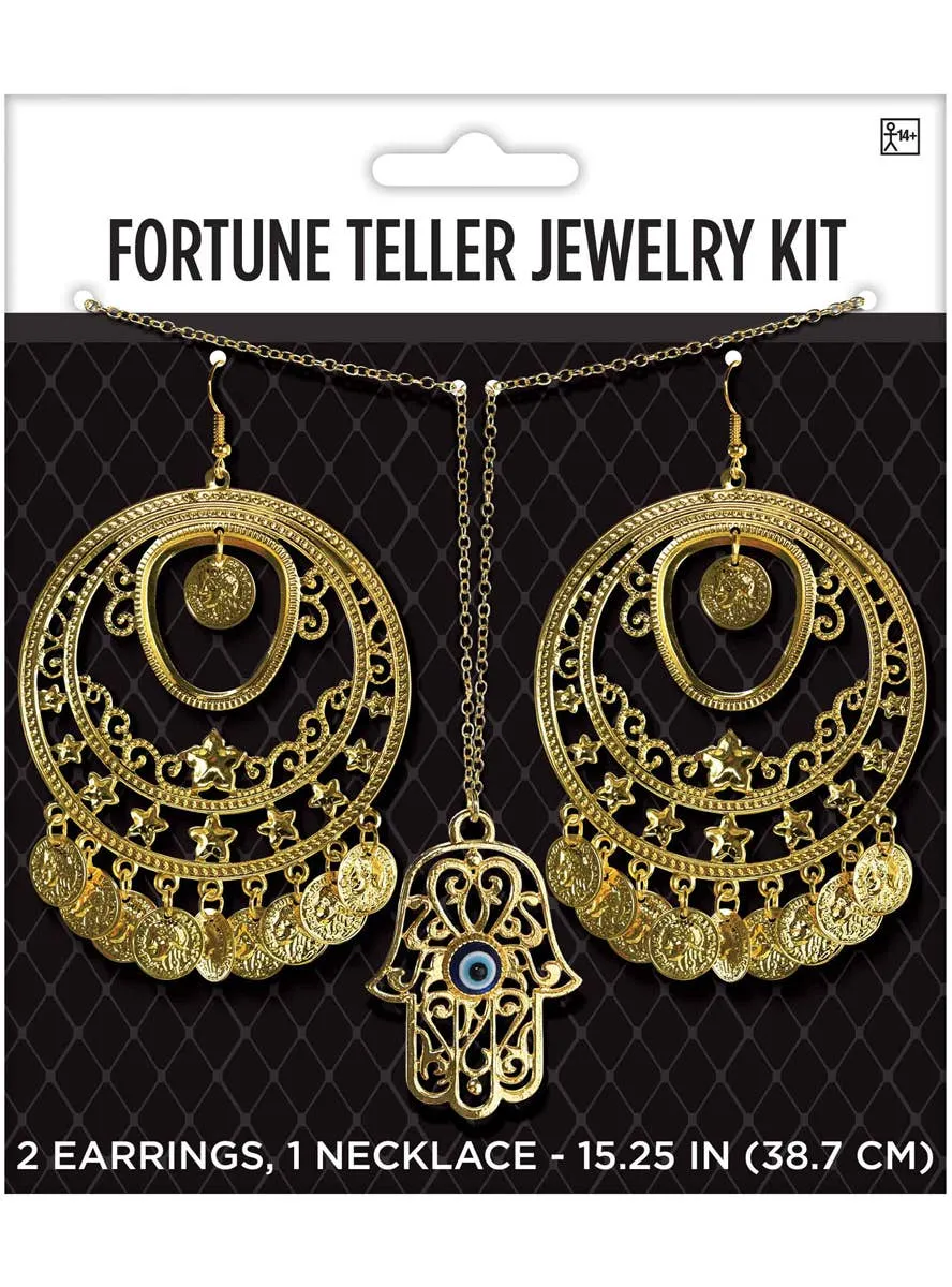 Mystic Fortune Teller Earrings and Necklace Set