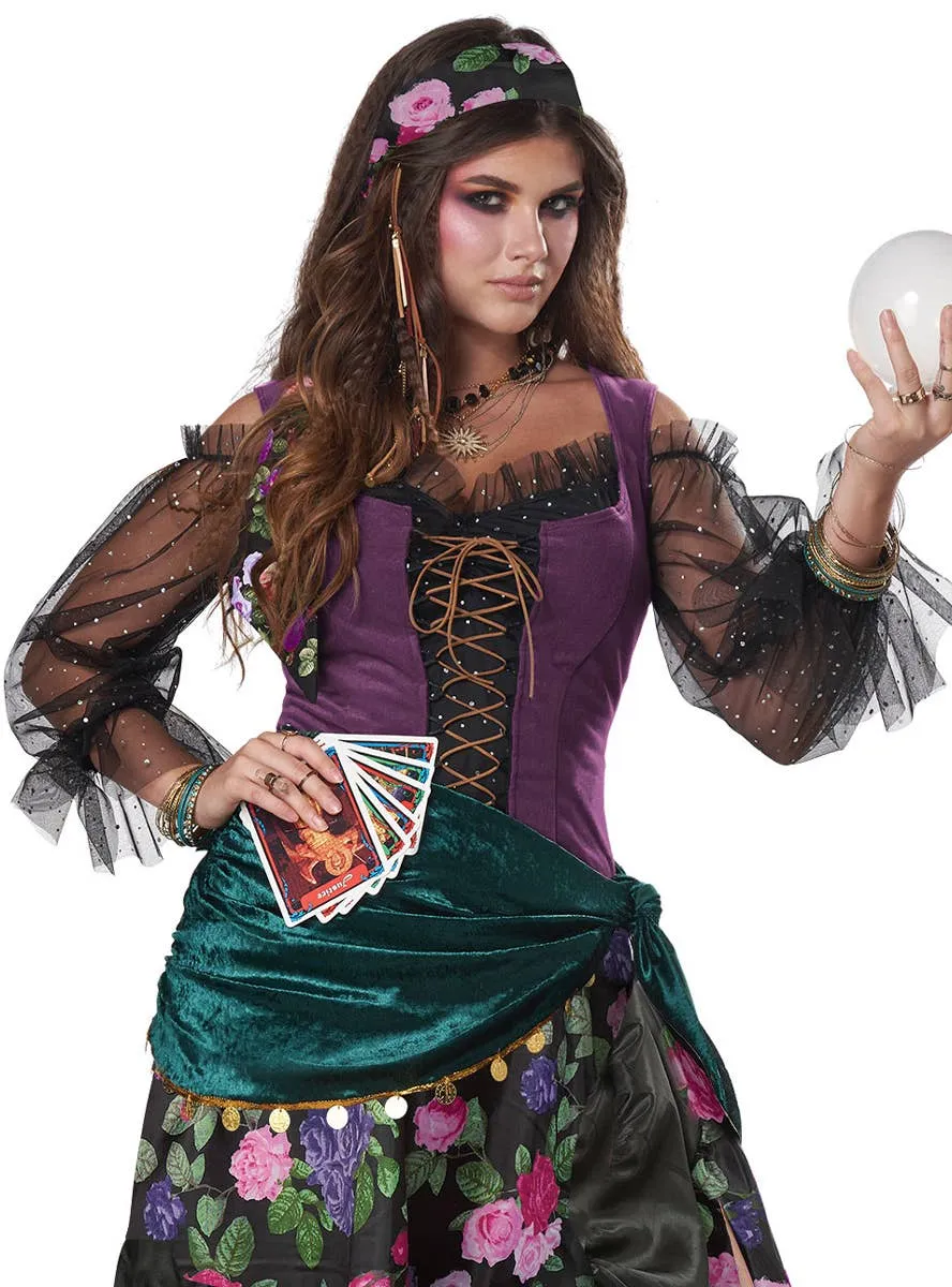 Mystical Charmer Womens Fortune Teller Dress Up Costume