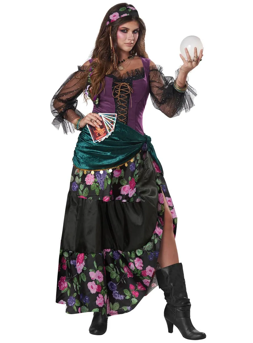 Mystical Charmer Womens Fortune Teller Dress Up Costume