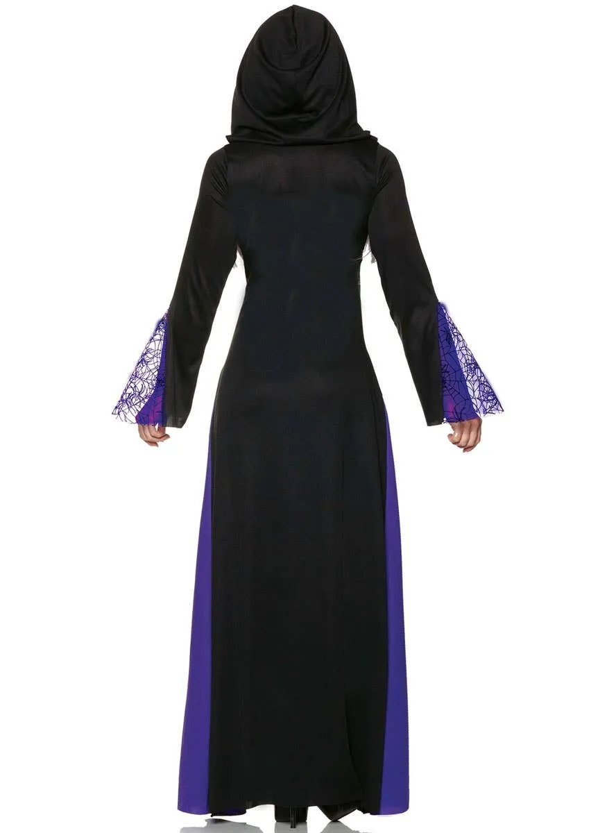 Mystical Purple and Black Witch Womens Halloween Costume