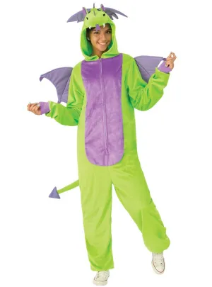 Mythic Green Dragon Onesie Womens Dress Up Costume