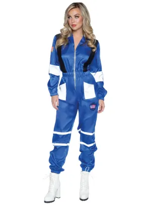 NASA Blue Space Explorer Womens Costume