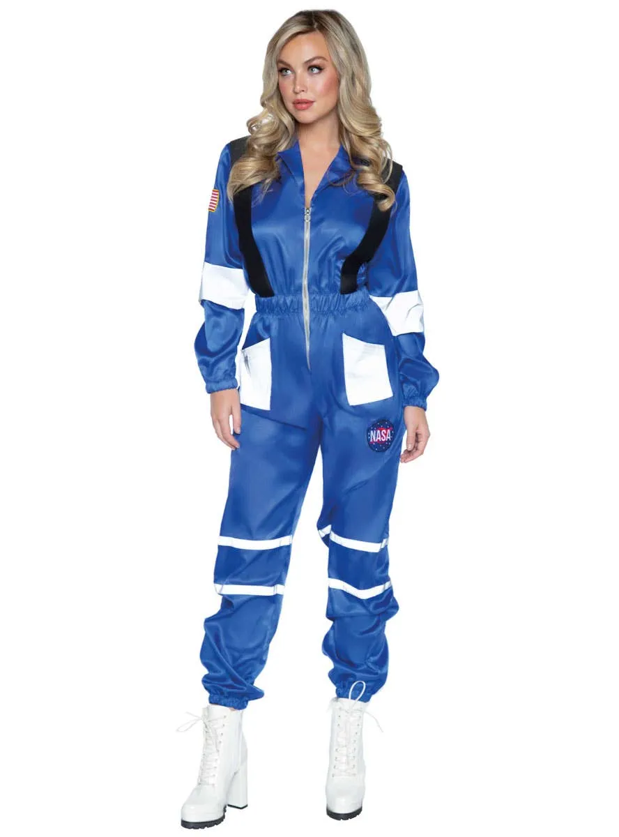 NASA Blue Space Explorer Womens Costume
