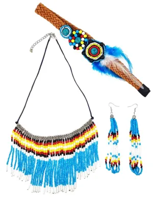 Native American Aztec 3 Piece Costume Accessory Set