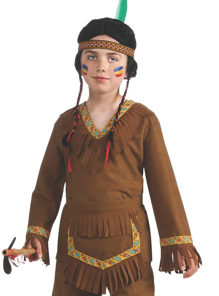 Native American Boys Warrior Costume