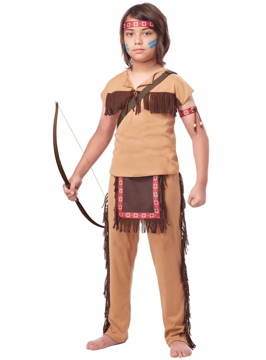 Native American Brave Boys Indian Costume