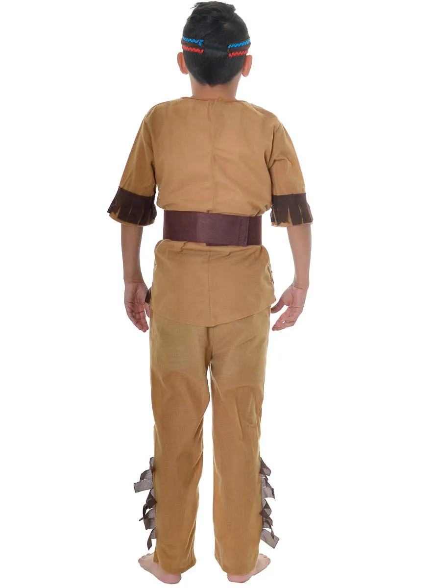Native American Indian Boys Dress Up Costume