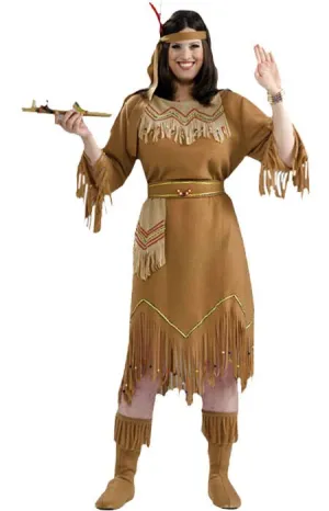 Native American Maiden Plus Size Womens Costume