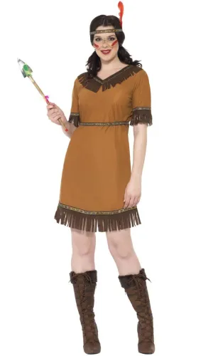 Native American Maiden Womens Dress Up Costume