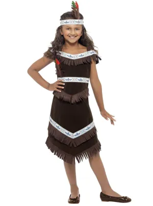 Native American Princess Girls Dress Up Costume