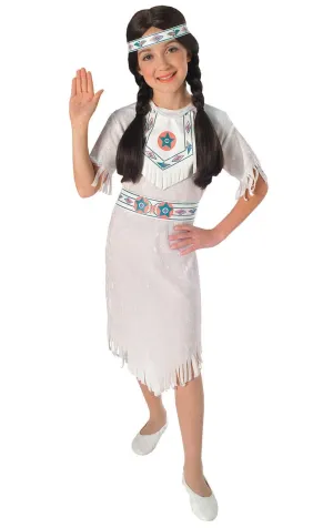 Native American Princess Girls Fancy Dress Costume