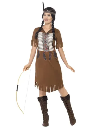 Native American Warrior Princess Womens Costume