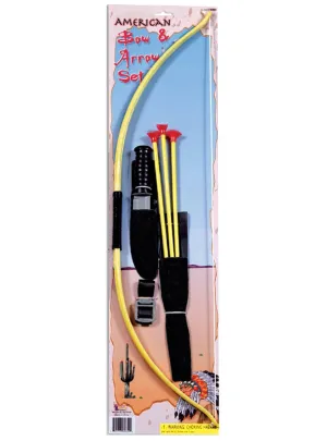 Native American Wild West Bow and Arrow Set