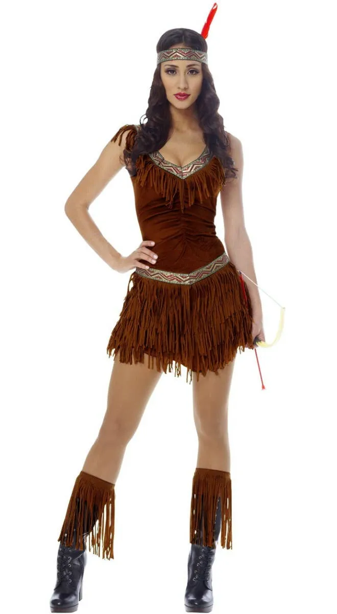 Native American Womens Deluxe Maiden Costume