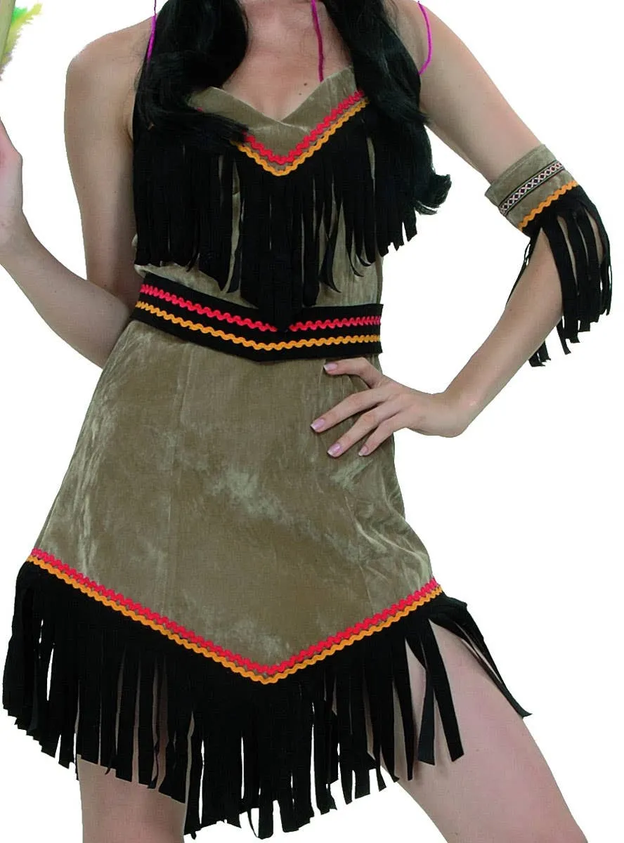 Native American Womens Warrior Maiden Costume