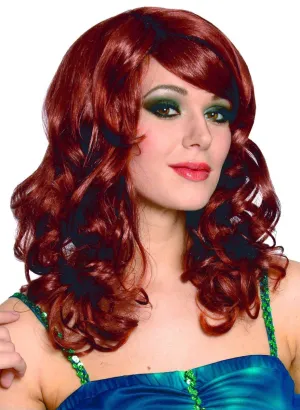 Natural Red Womens Curly Lolita Curly Costume Wig