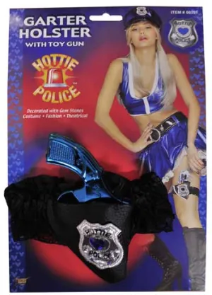 Naughty Cop Leg Garter Mini Gun Holster