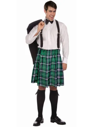 Naughty Kilt & Shorts Mens Costume Set
