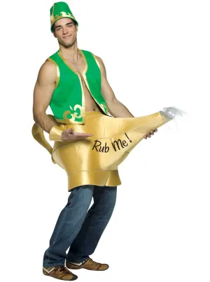 Naughty Rude Genie in a Lamp Adults Dress up Costume