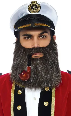 Nautical Mens Sea Captain Costume Accessory Set