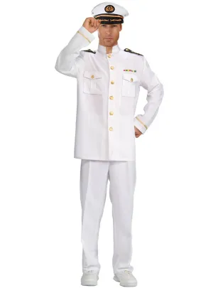 Naval Captain Uniform Mens Costume