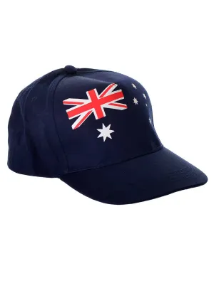 Navy Blue Australia Day Aussie Flag Baseball Cap