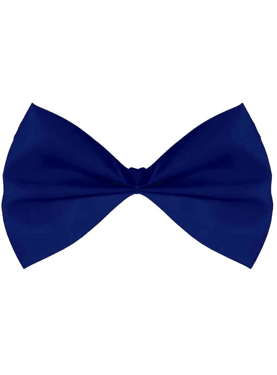 Navy Blue Bow Tie Costume Accessory