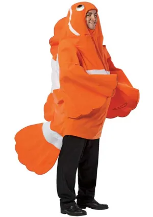 Nemo Clown Fish Mens Animal Fancy Dress Costume