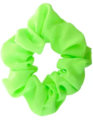 Neon Green 1980s Hair Scrunchie Costume Accessory