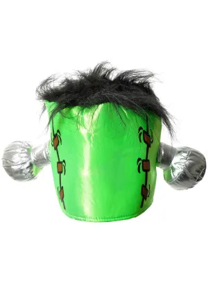 Neon Green Frankenstein Plush Halloween Costume Hat