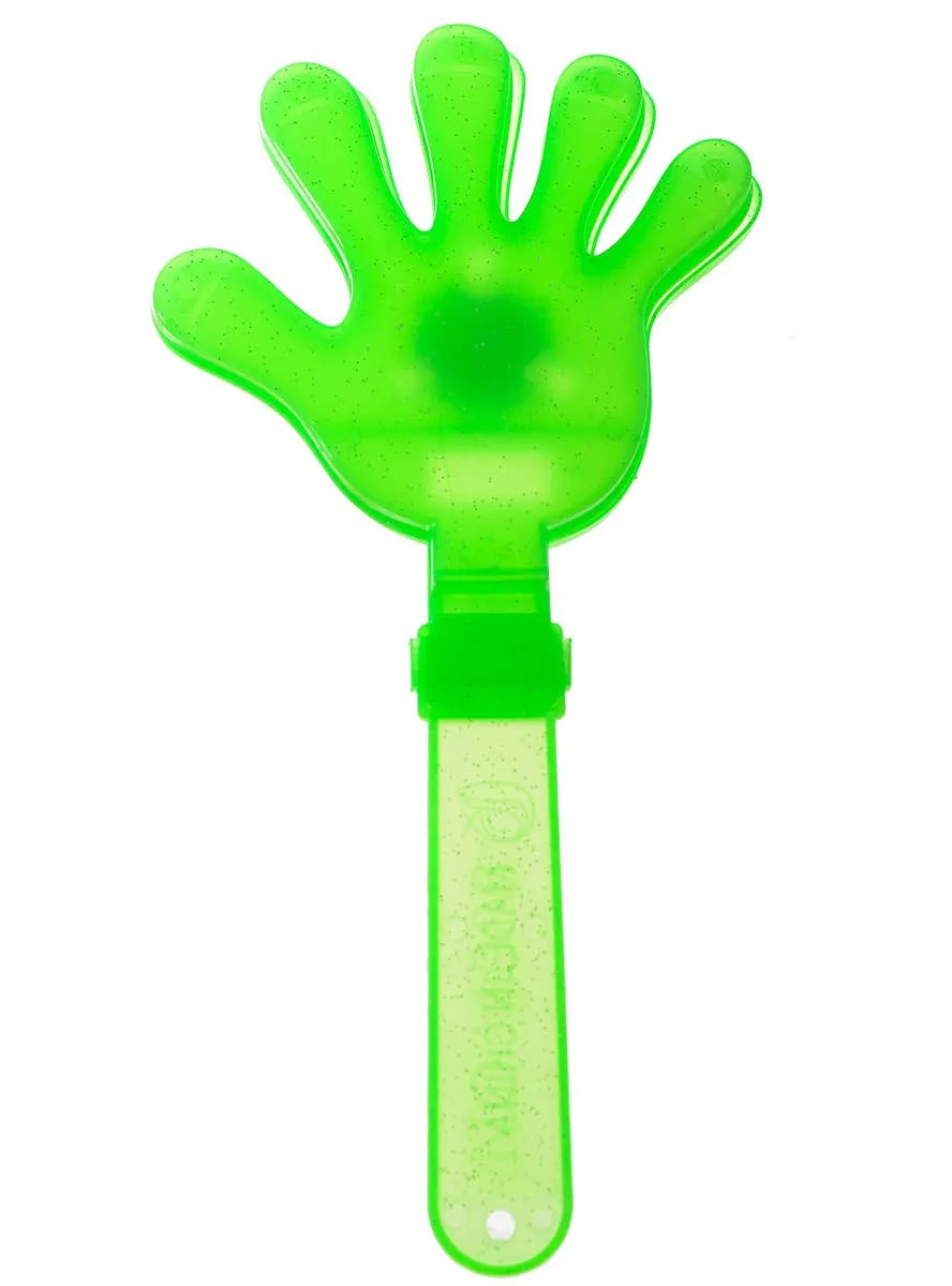 Neon Green Light Up Aussie Sports Fan Hand Clapper